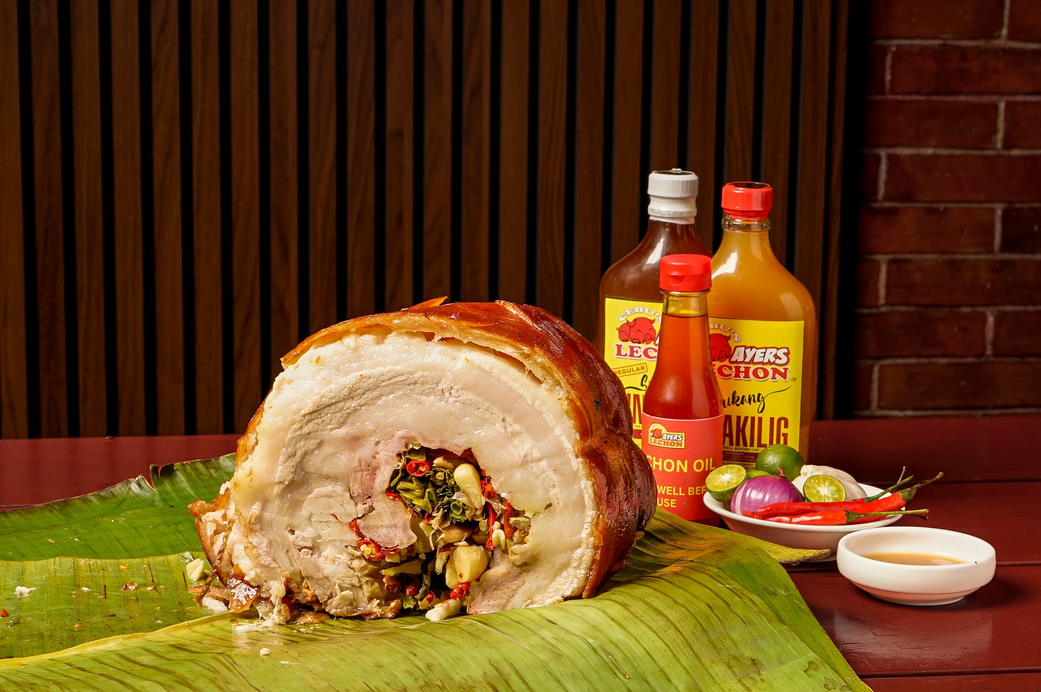Crispy Cebu lechon close-up